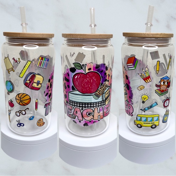 Aeliks Other - Teacher Handmade Libbey Glass Cup